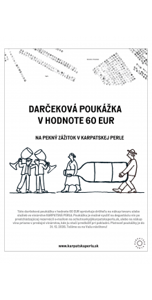 Darčeková poukážka 60 EUR